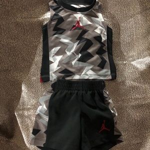 Jordan 2 Piece Outfit 12 Months
